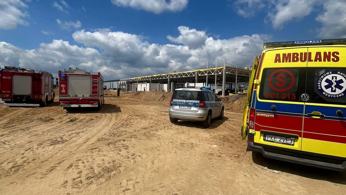 Tragiczny wypadek na placu budowy. Zginął mieszkaniec gminy Miejska Górka