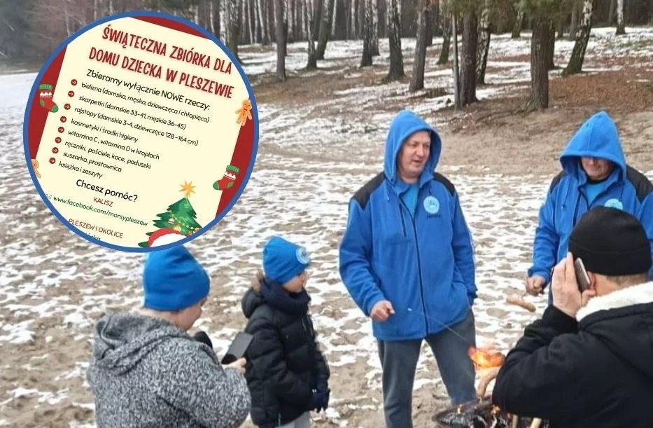 Pleszewskie morsy wspierają świąteczną akcję dla Domu Dziecka