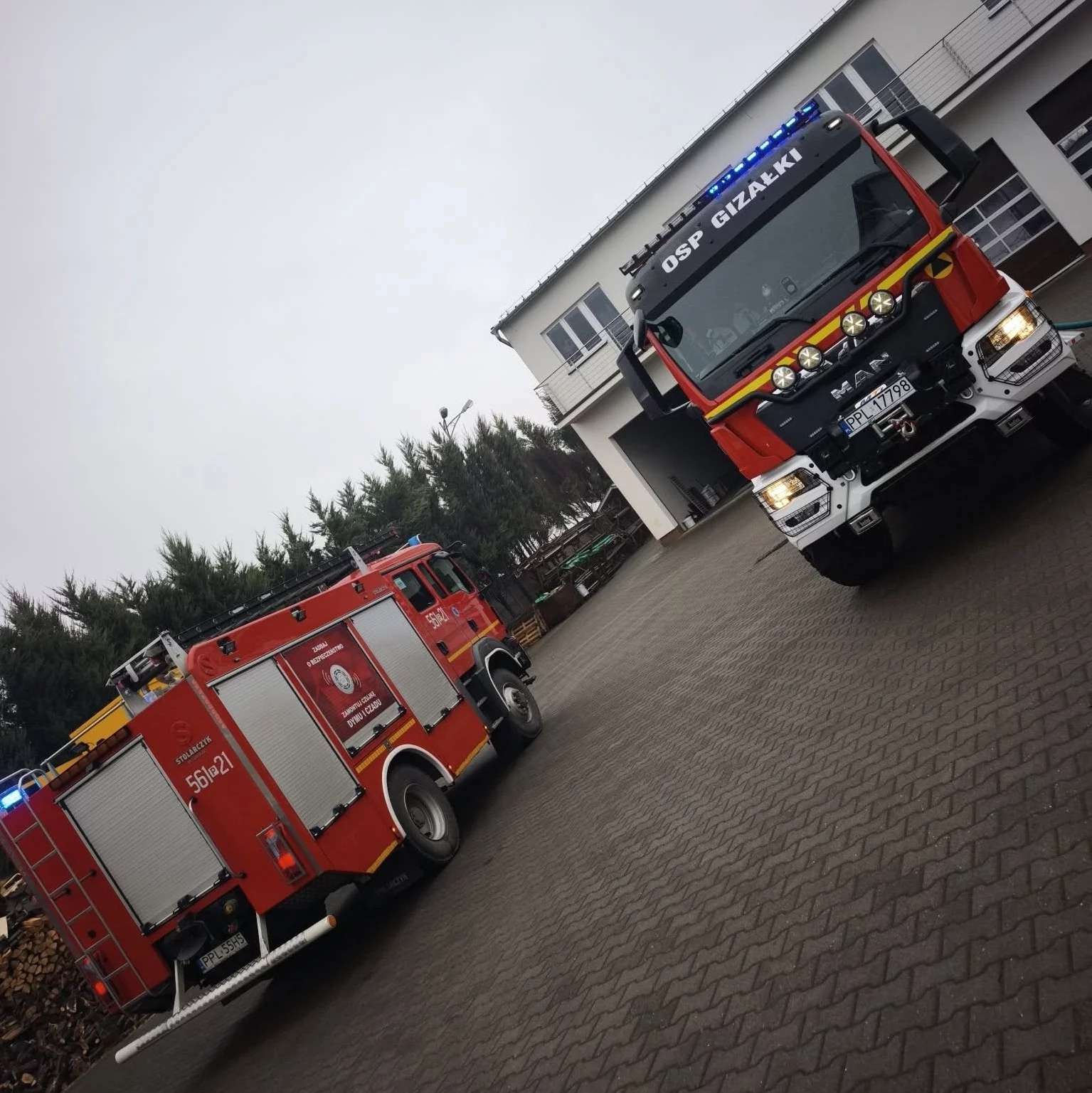 Zadymienie w zakładzie. Strażacy interweniowali w Gizałkach