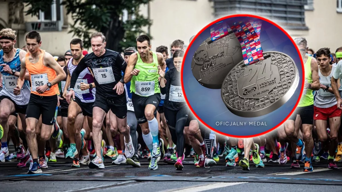Tak wygląda Medal LOTTO 24. Poznań Maratonu. Upamiętnia Cyryla Ratajskiego