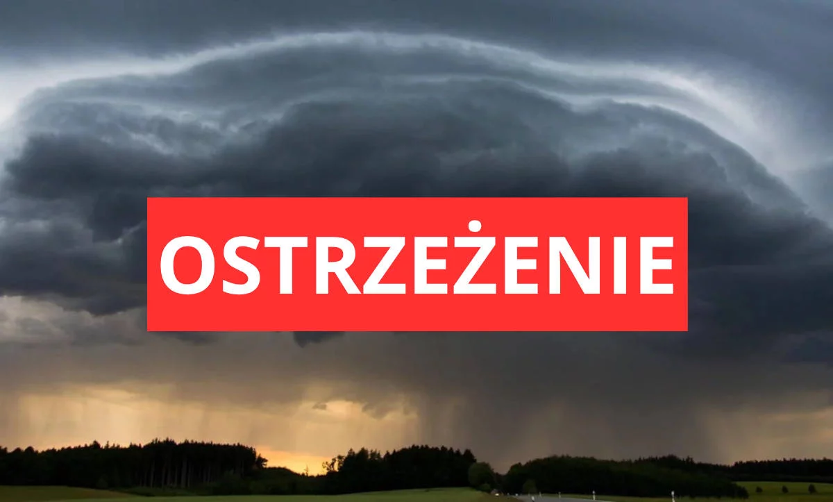 Możliwe gwałtowne zjawiska pogodowe. Alert dla 27 powiatów Wielkopolski