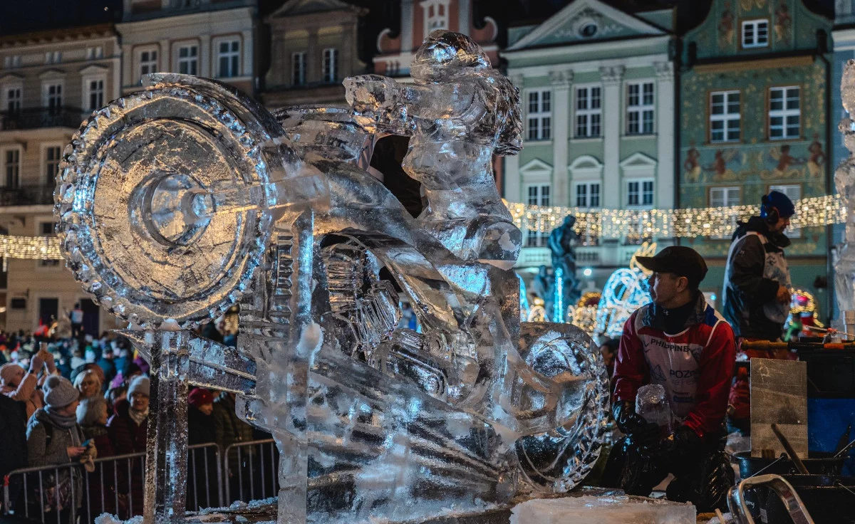 Znamy zwycięzców Poznań Ice Festival 2025. Rzeźby zapierają dech w piersi