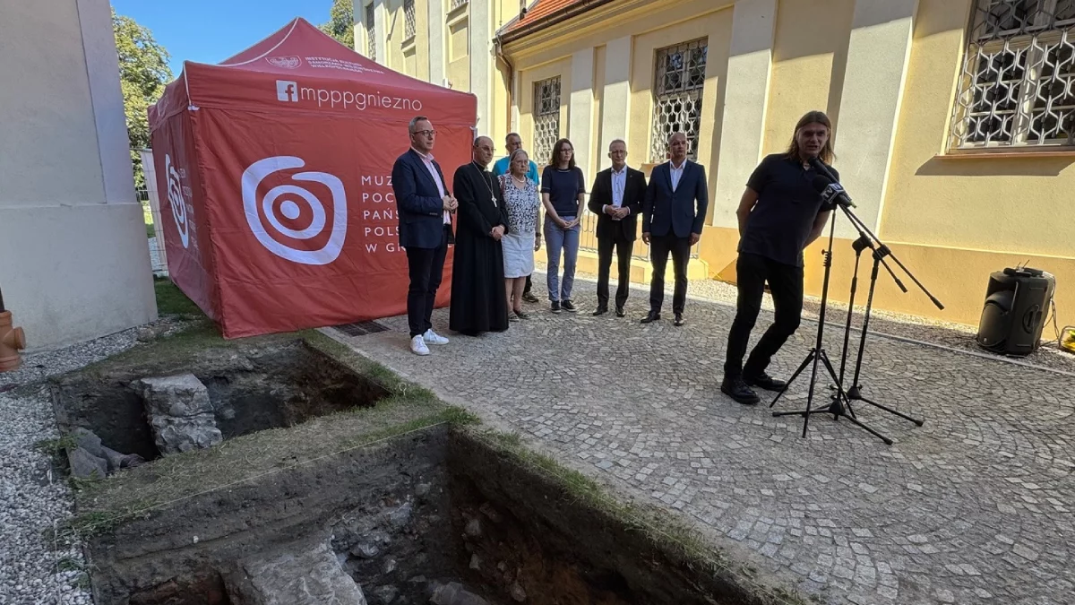 Na Wzgórzu Lecha w Gnieźnie odkryto relikty kamiennej budowli. To siedziba Piastów?