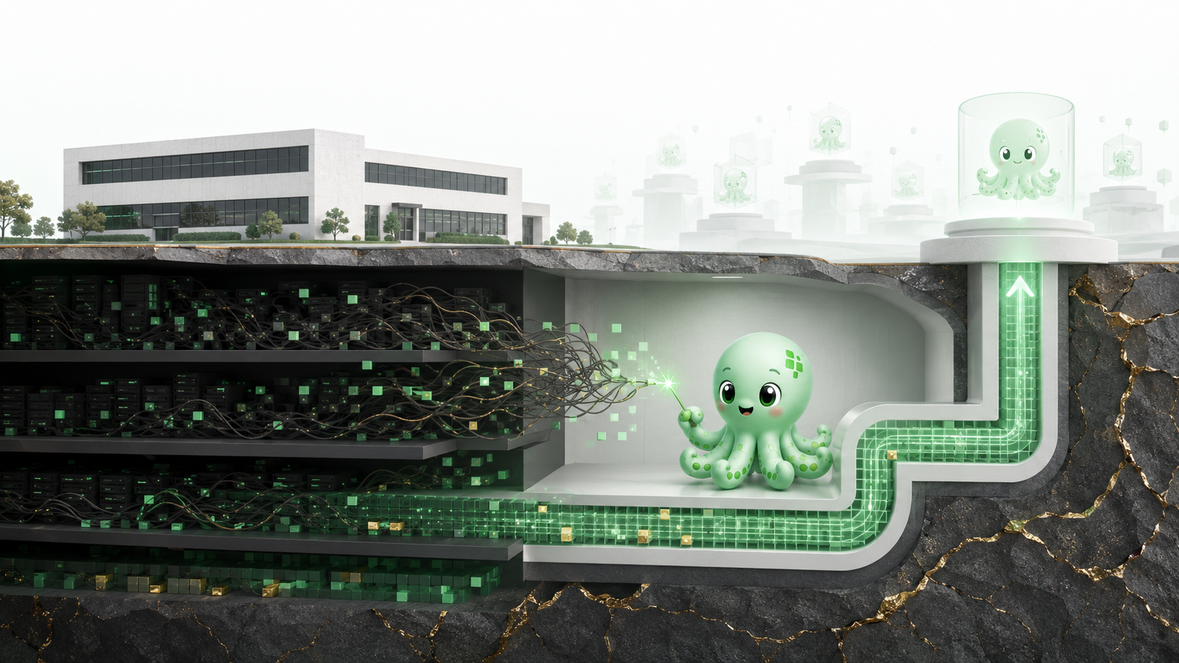 Hidden business data is transformed into clean context and activated for AI.