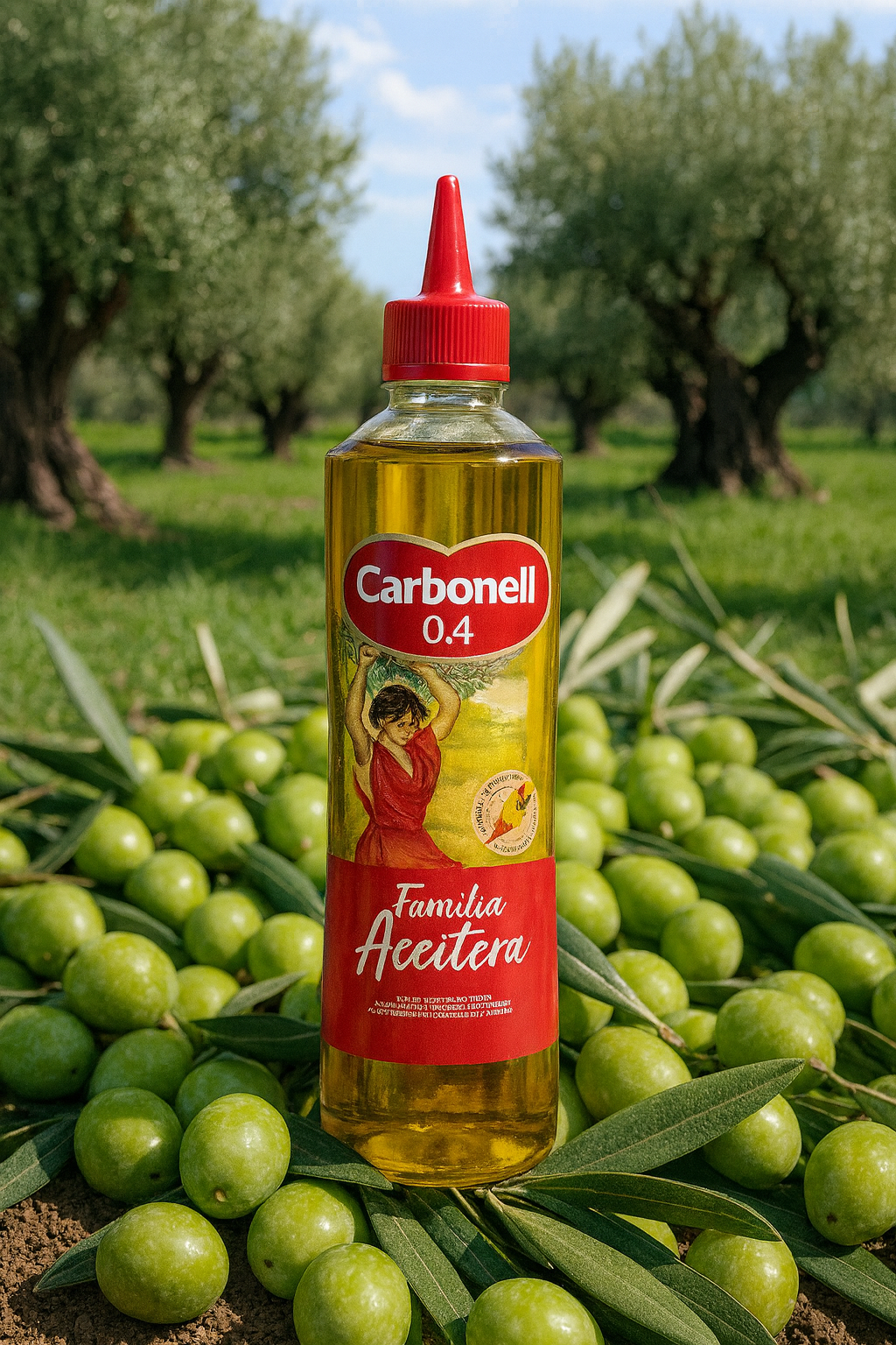 Carbonell 0.4º – łagodna oliwa z oliwek (0,4 % kwasowości) (460 ml)