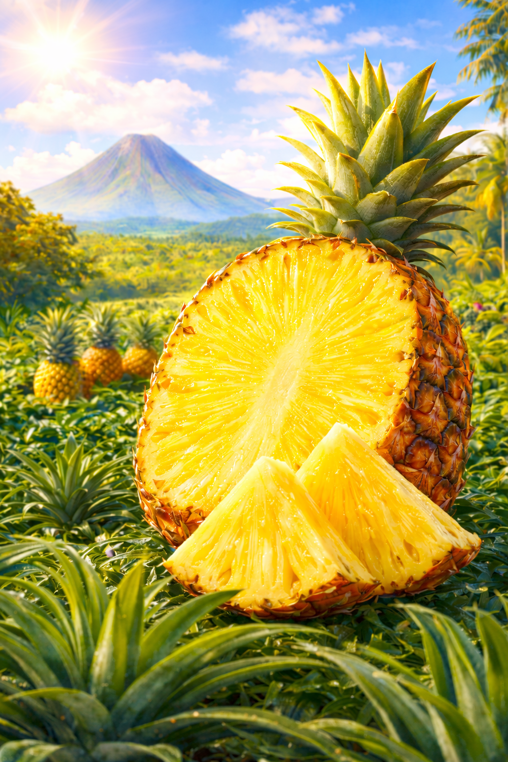 Król Ananasów - Najsłodszy Extra Sweet z Kostaryki - 2-2,5 kg