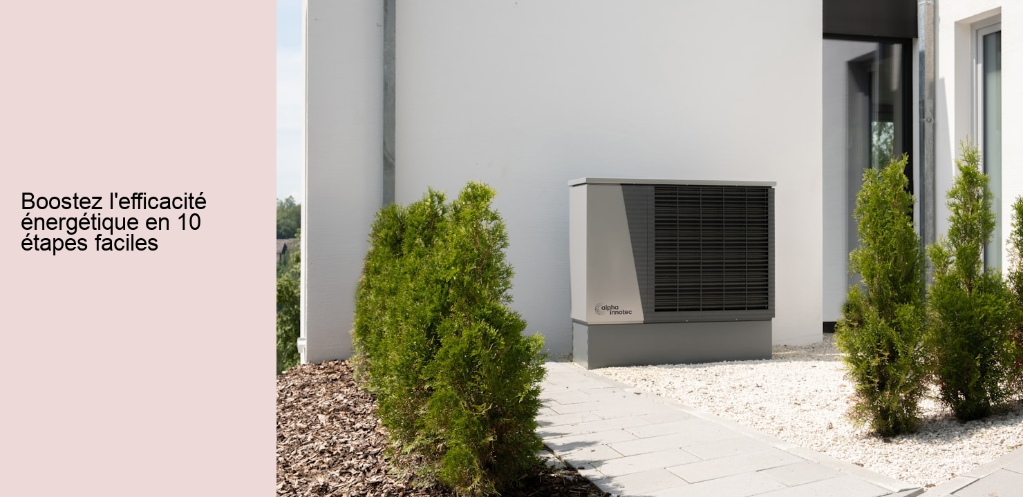 Boostez l'efficacité énergétique en 10 étapes faciles