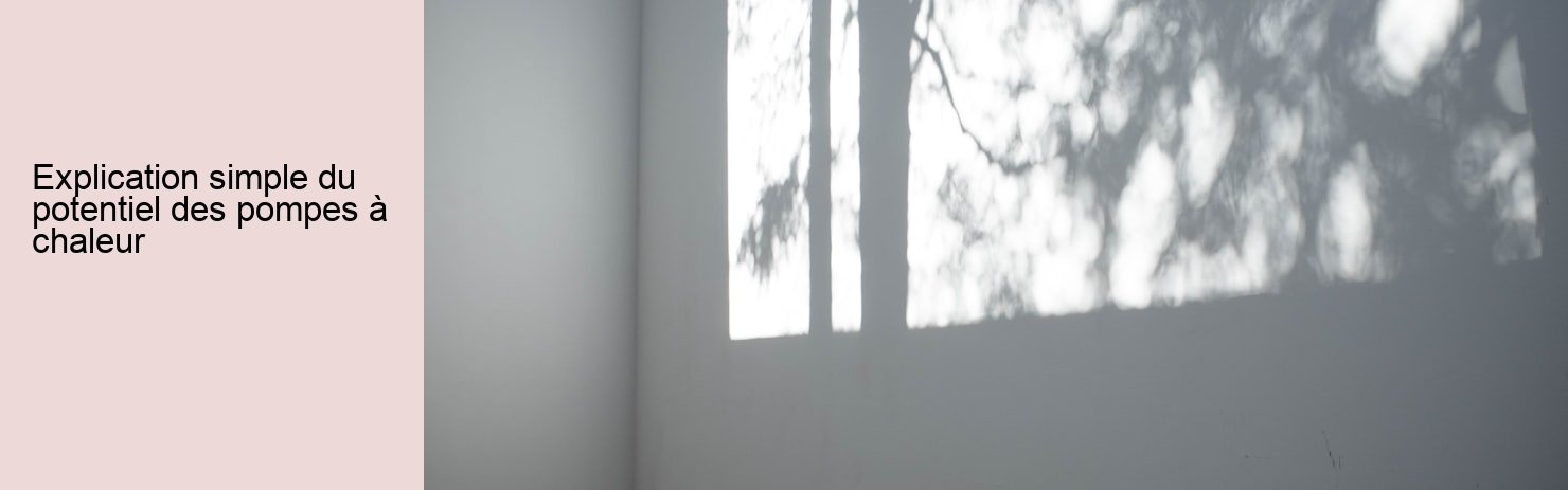 Explication simple du potentiel des pompes à chaleur