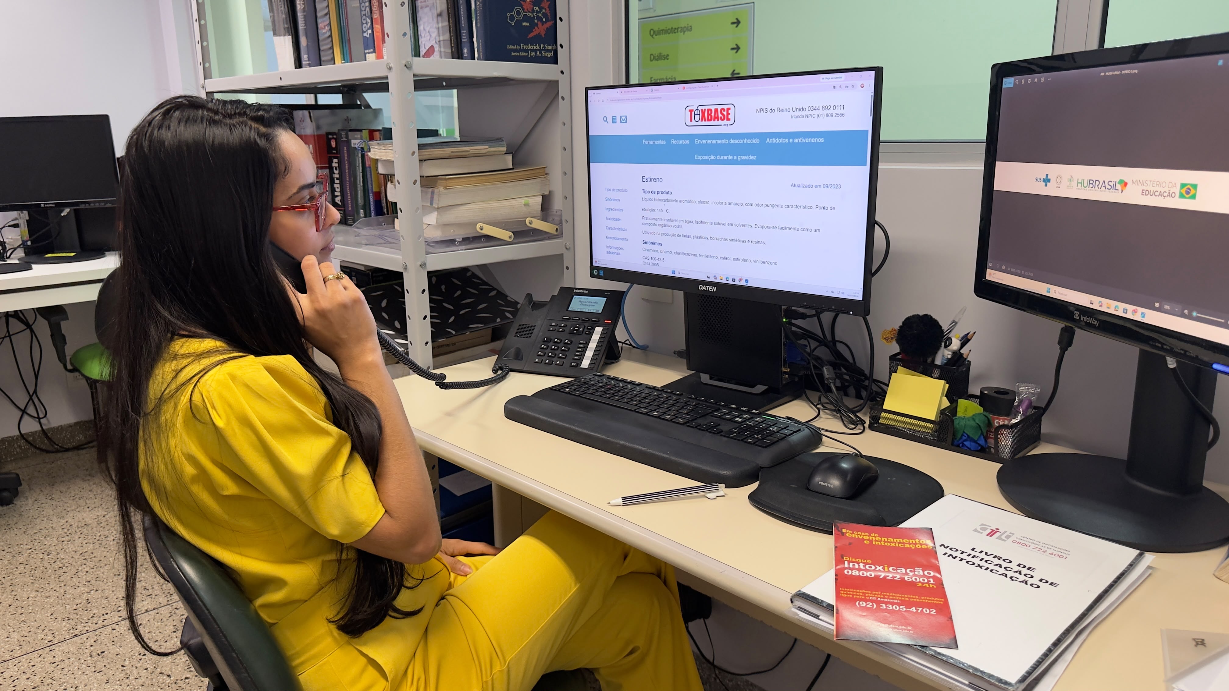 Ciatox faz atendimentos por telefone para tirar dúvidas sobre intoxicações