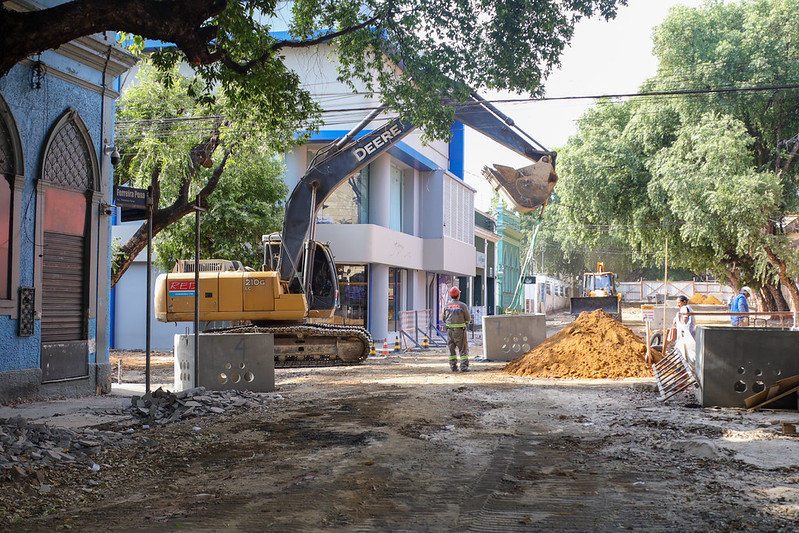 Obras entraram em nova fase nesta sexta-feira