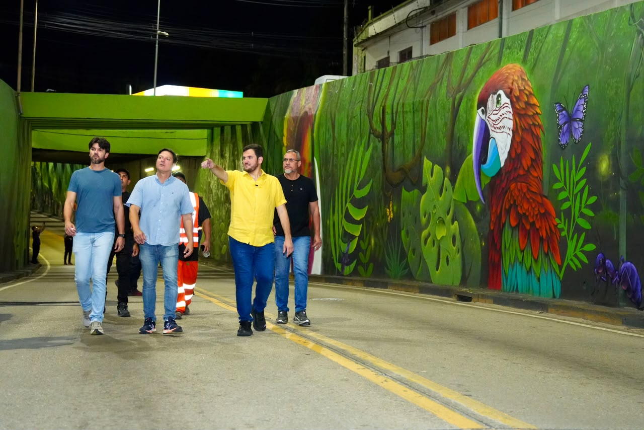 Reforma conta com novas pinturas artísticas no local 