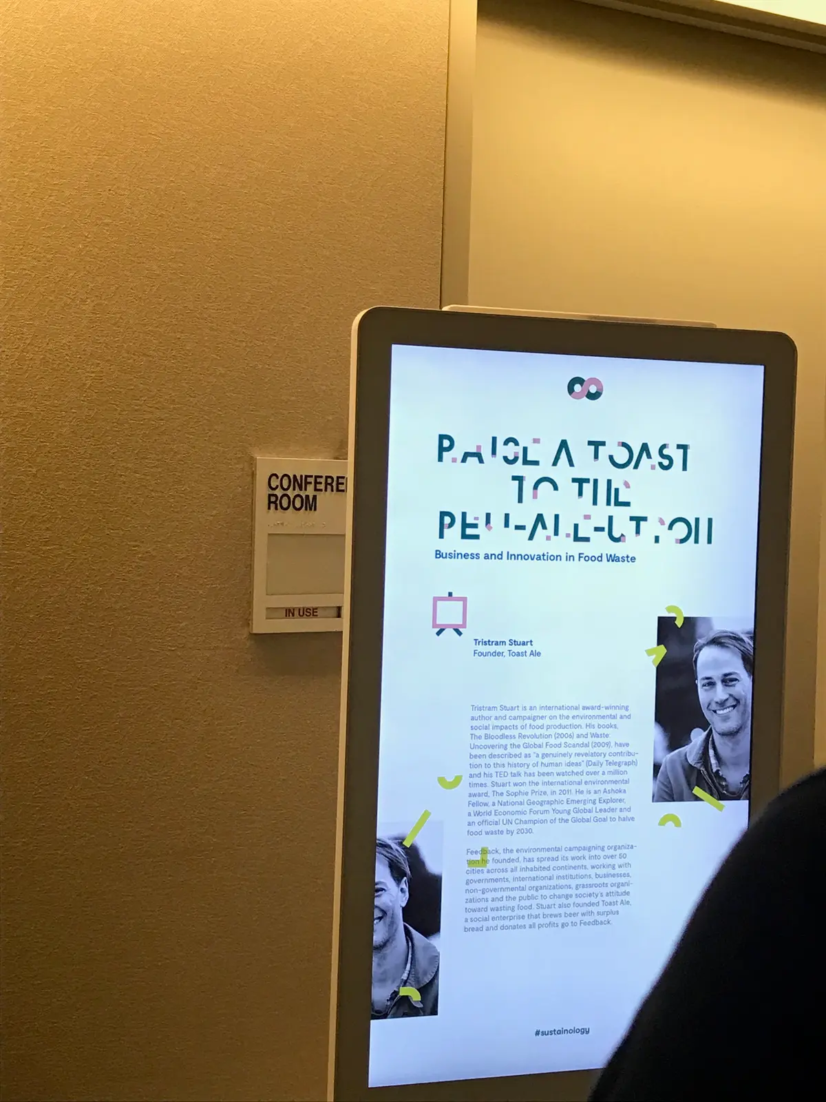 Sustainology Kiosk at Citi Bank Event