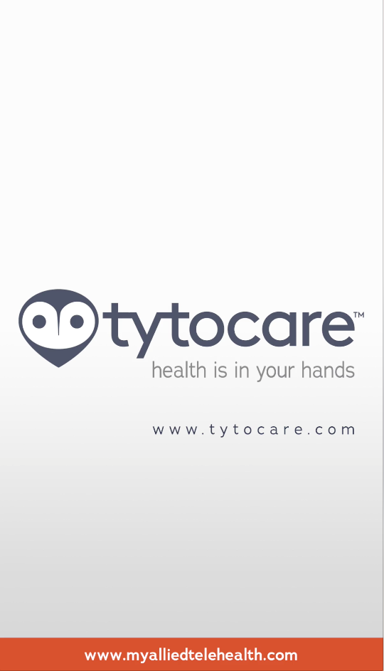 Tytocare kiosk screen