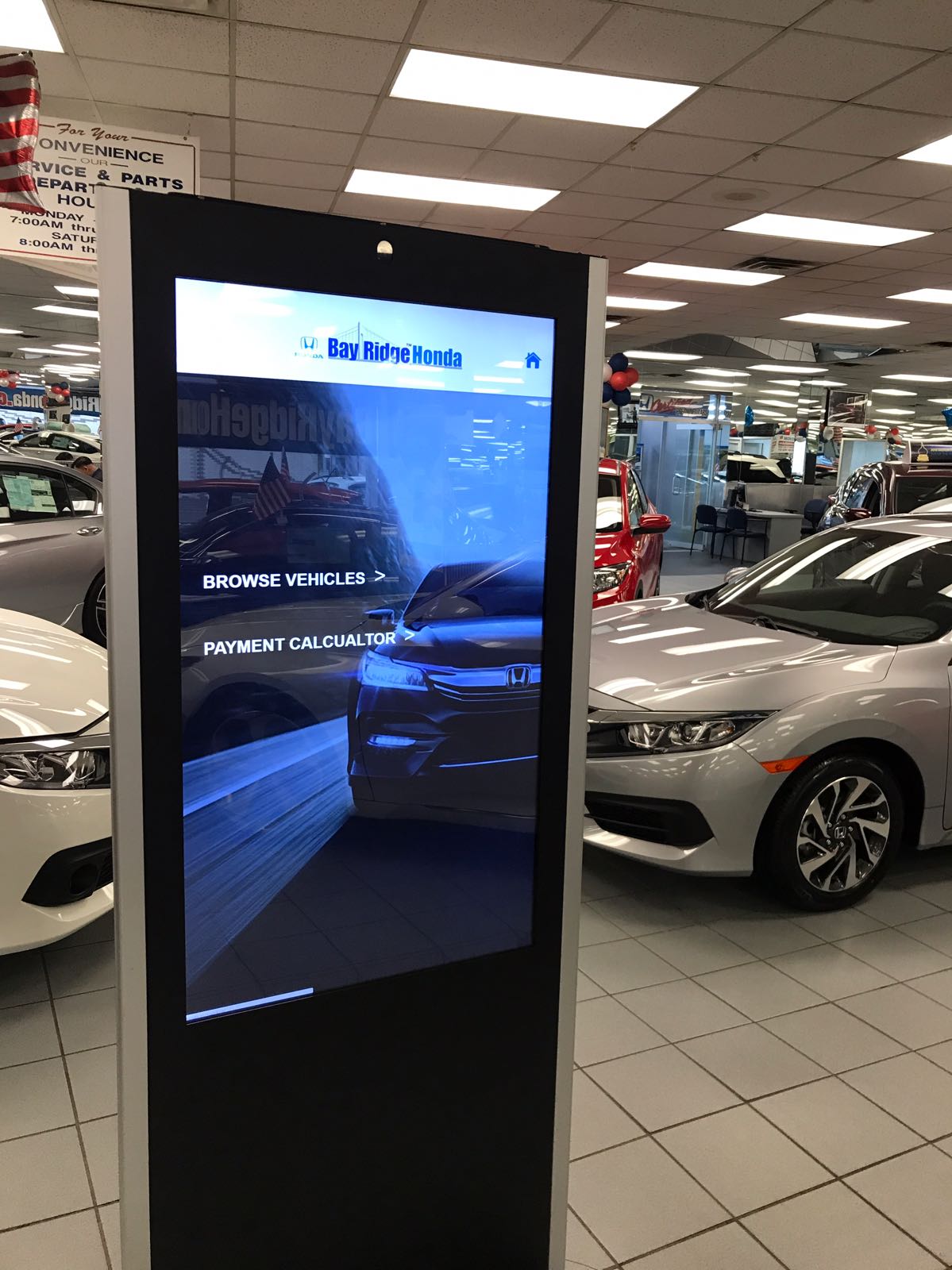 Bay Ridge Honda Retail Kiosk