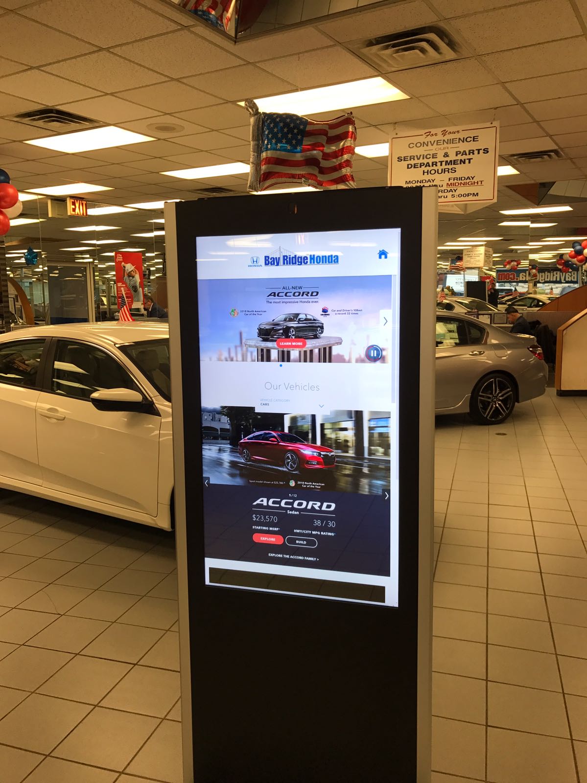 Bay Ridge Honda Retail Kiosk