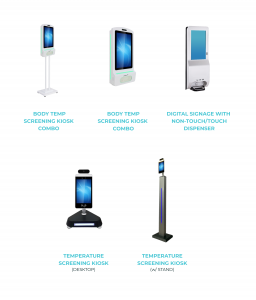 body temperature kiosk rental