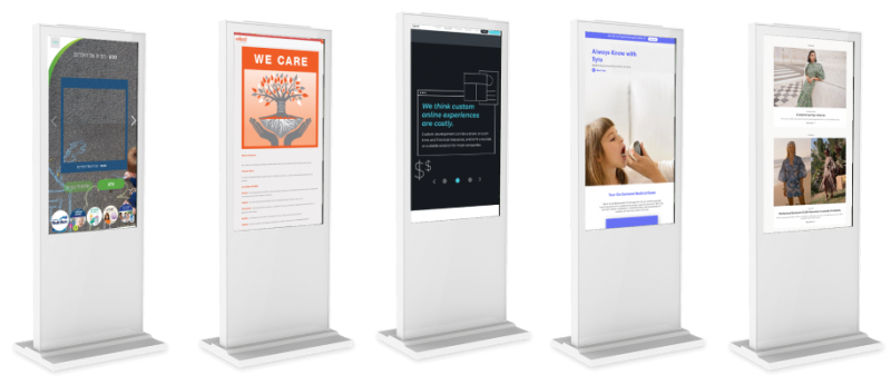 Self-Service Business Intelligence and Trade show kiosk companies Event kiosk for outdoor shows