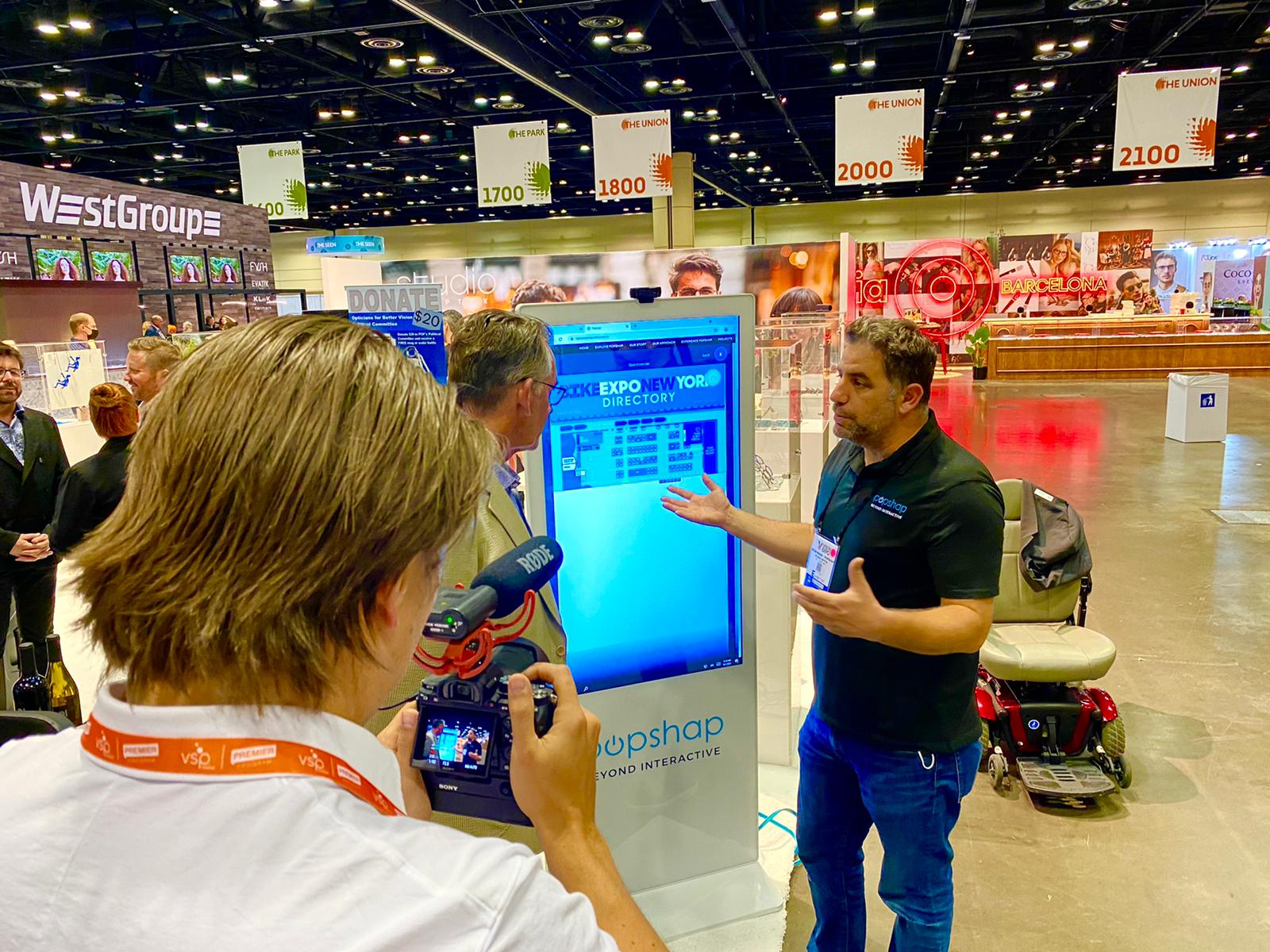 trade show booth digital displays