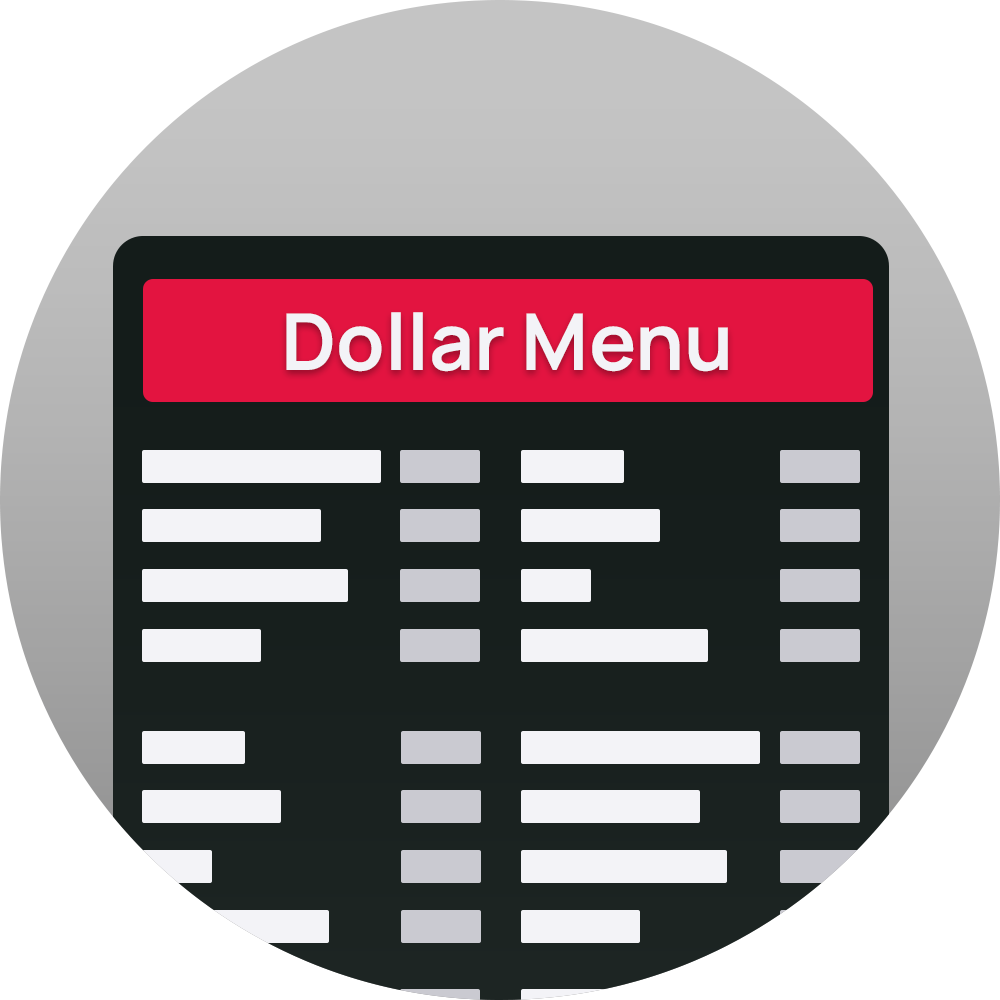 Dollar Menu Support