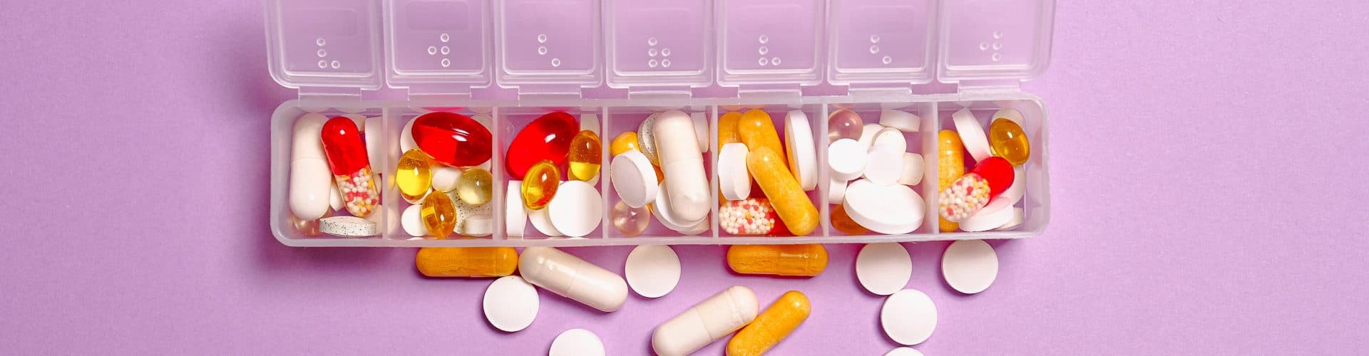 pills in containter