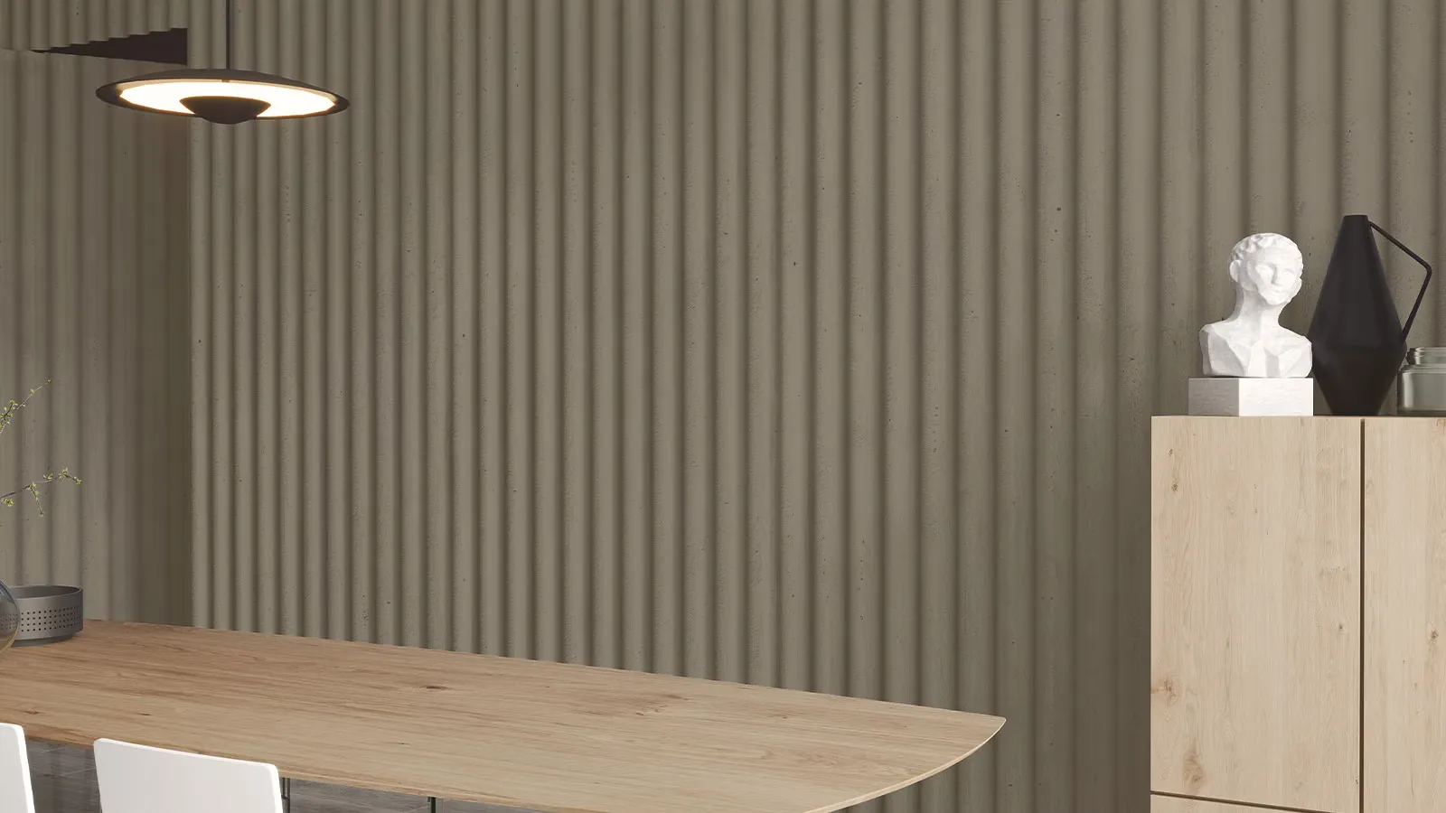 La série Concrete de Fitwall™ permet de concevoir des espaces sans se lancer dans des travaux