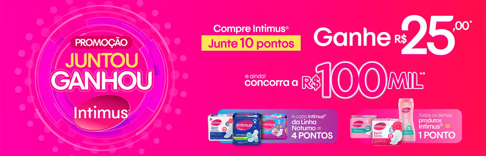 Promoção Ganhe Mais com Intimus 2023<!-- -->