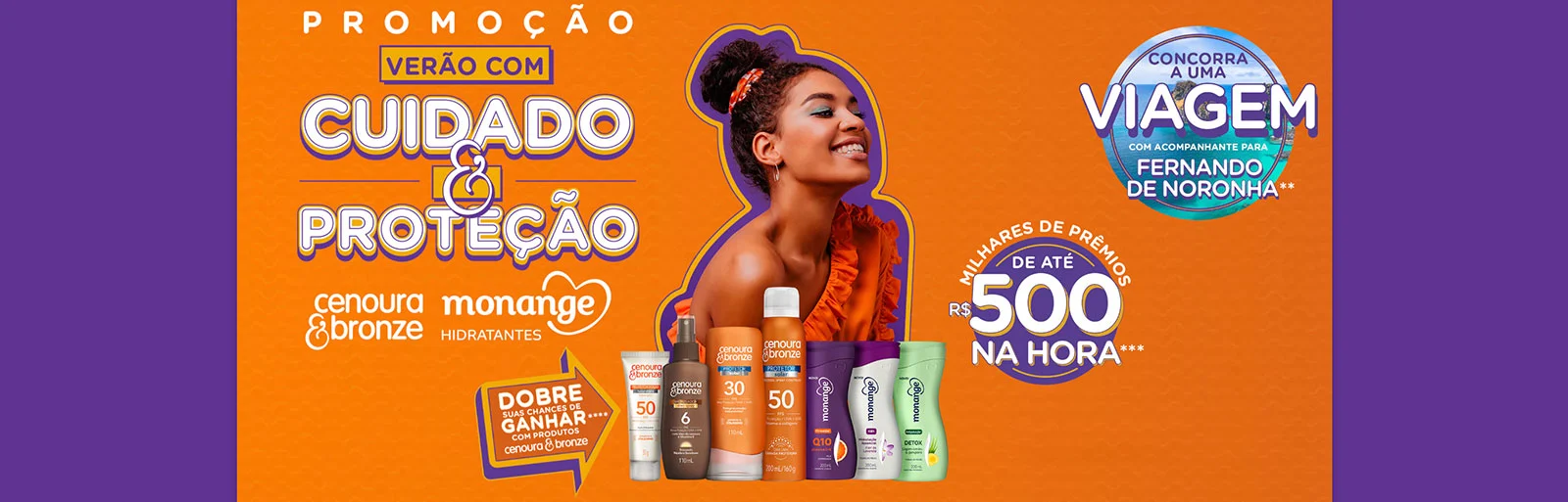 Promoção Cenoura & Bronze 2023 Verão com Cuidado e Proteção