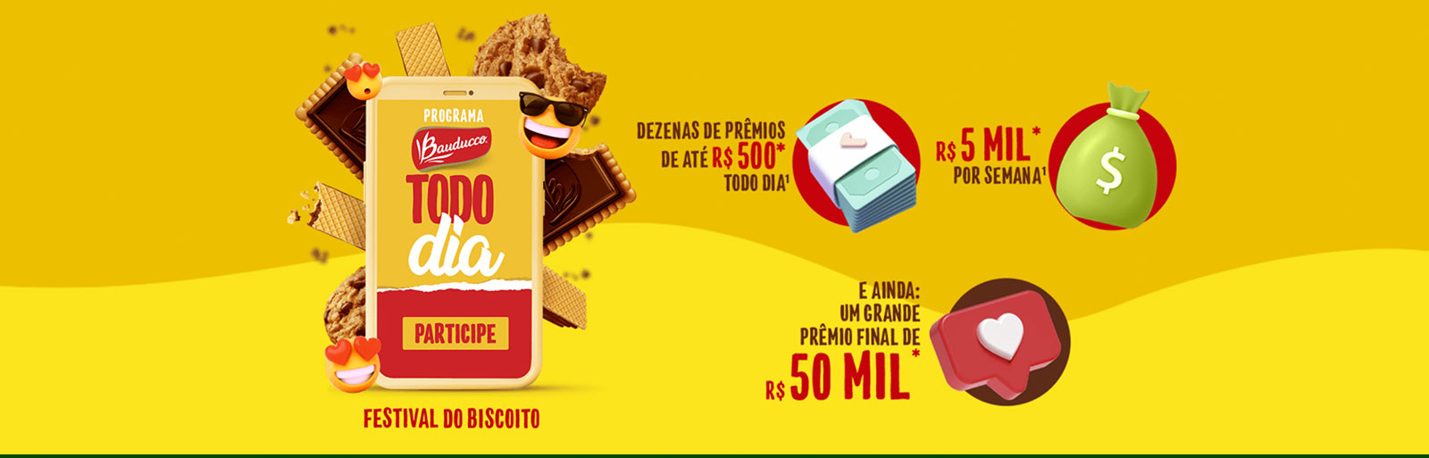 Promoção Bauducco 2022 Festival de Biscoito