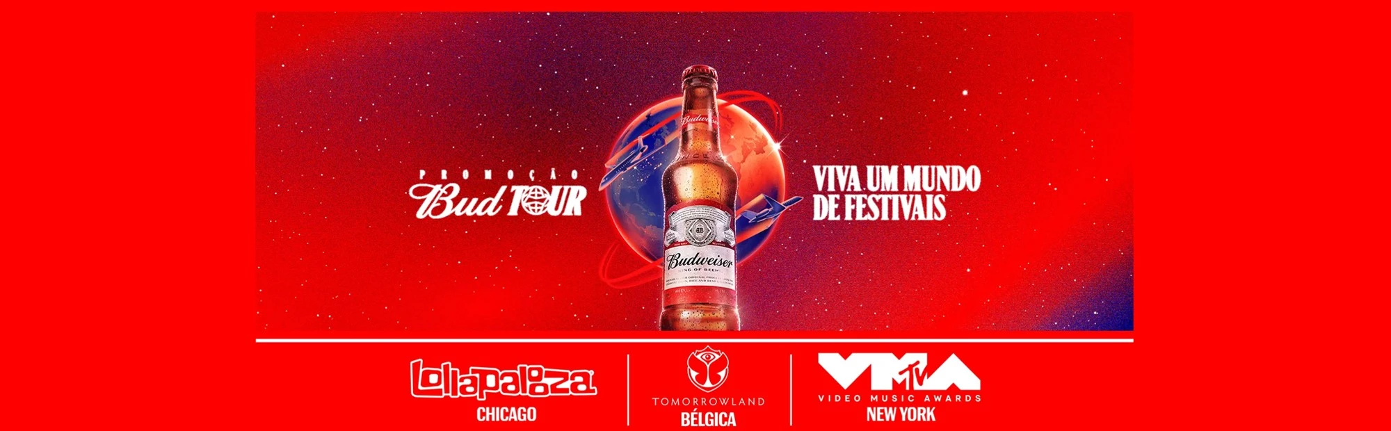 Promoção Budweiser 2024 Bud Tour