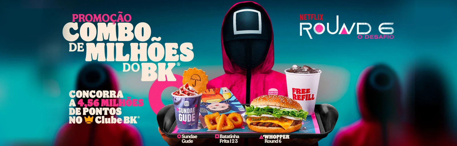 Promoção Burguer King 2023 Combo de Milhões