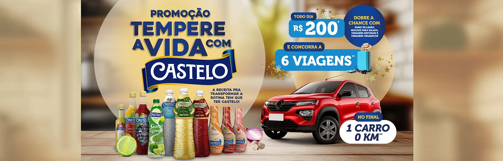 Promoção Castelo 2023 Tempere a Vida