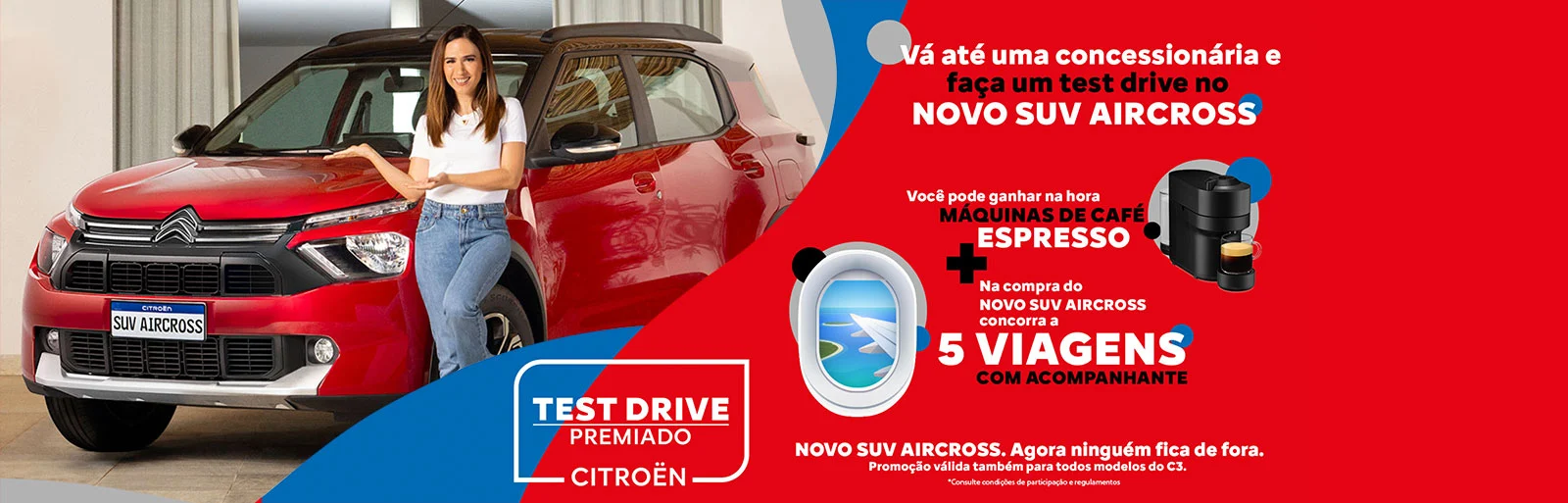 Promoção Citroën 2024 Test-Drive Premiado