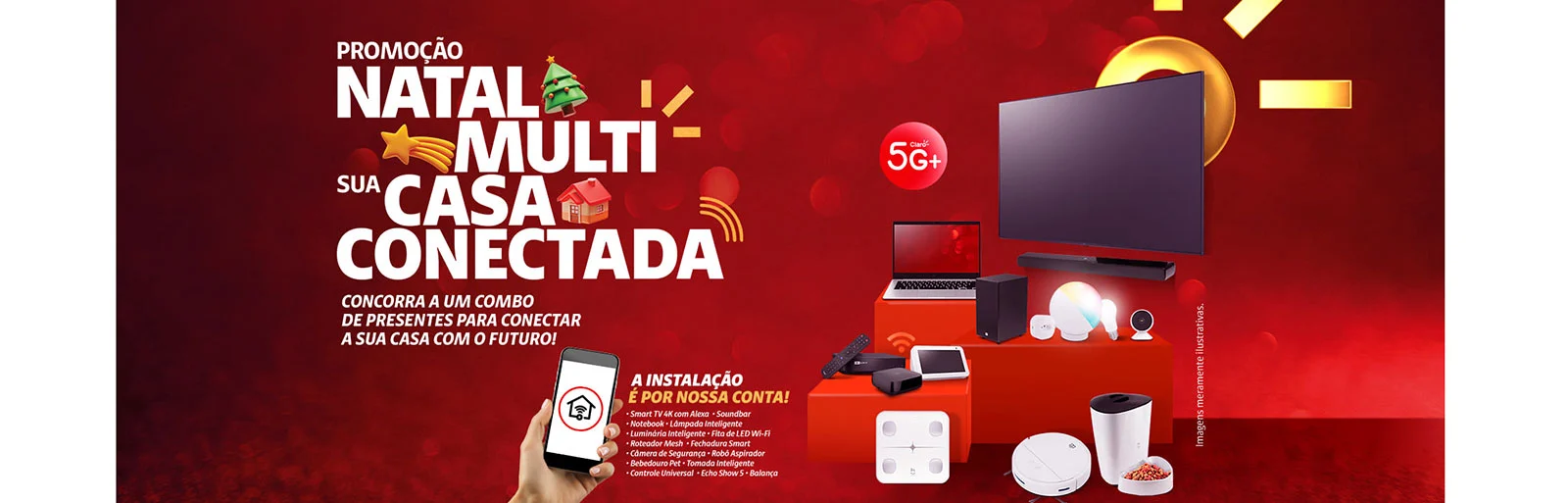 Promoção Claro Natal Multi Sua Casa Conectada 2023