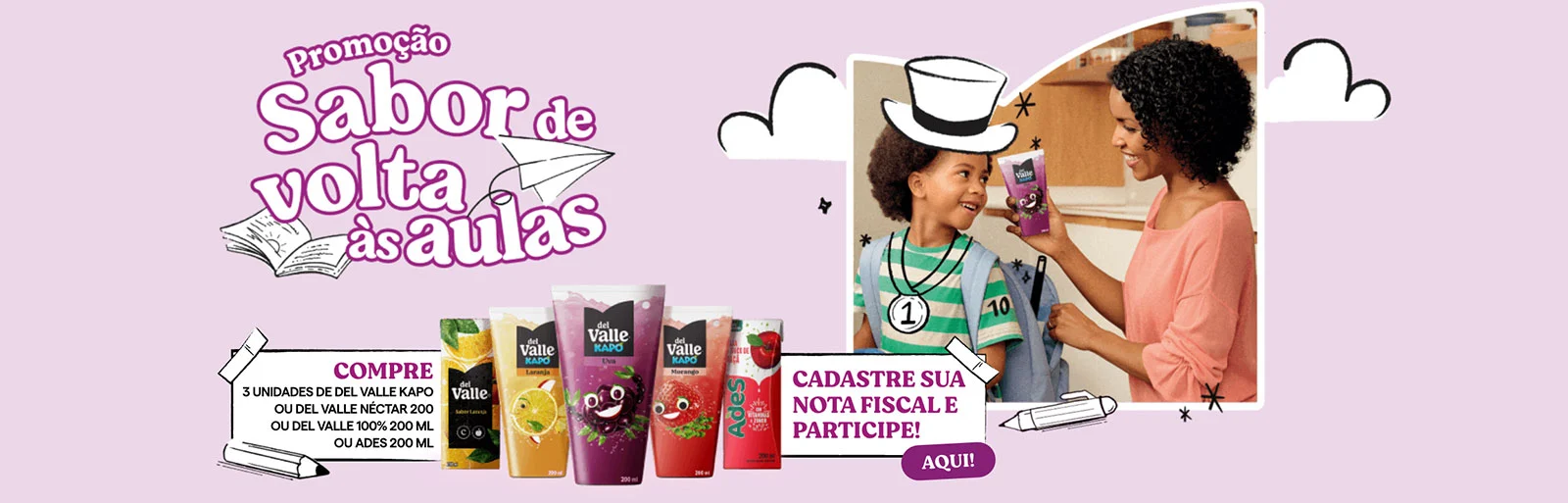 Promoção Del Valle Kapo 2024 Sabor de Volta às Aulas