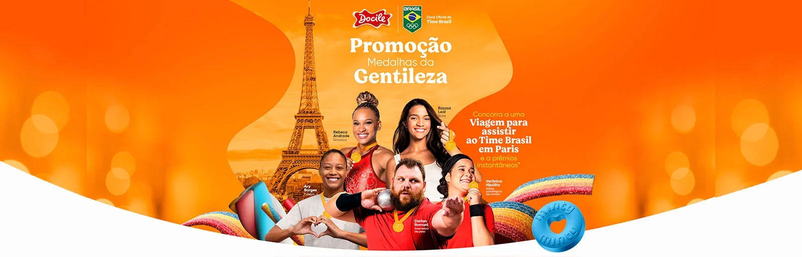 Promoção Docile 2024 Medalhas da Gentileza