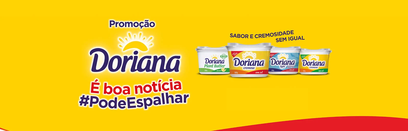 Promoção Doriana 2023 É Boa Notícia #PodeEspalhar