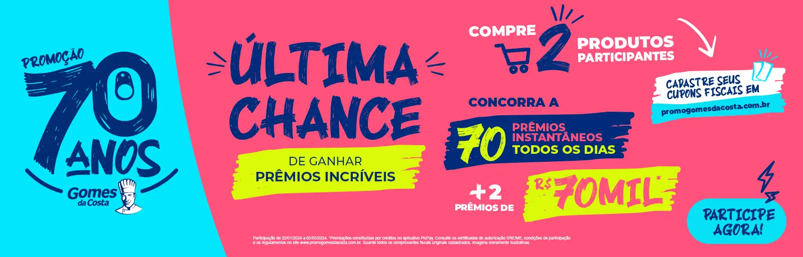 Promoção Gomes da Costa 2024 - 70 Anos de História 