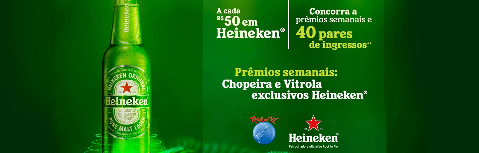 Promoção Heineken Te Leva ao Rock In Rio 2024 