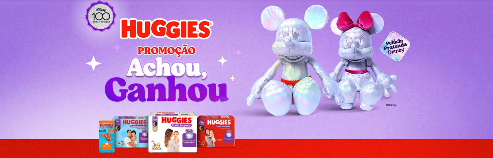 Promoção Huggies Disney 2023 Achou, Ganhou