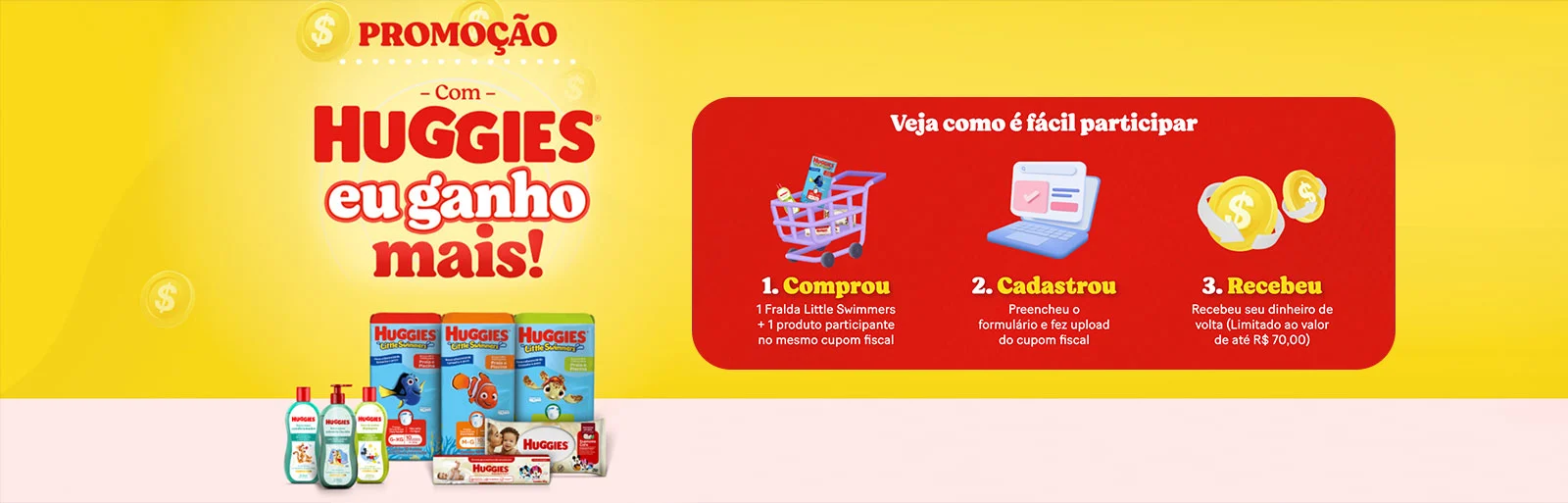 Promoção Cashback Huggies 2024 Eu Ganho Mais