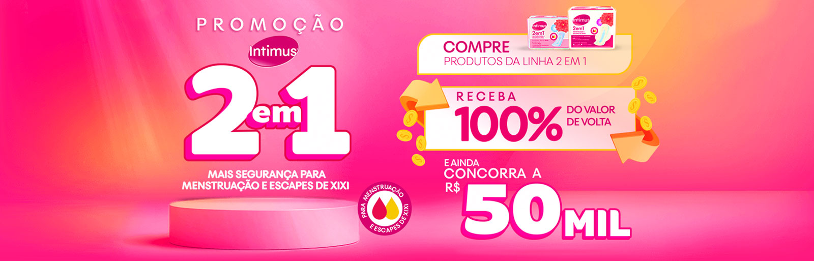 Promoção Intimus 2 Em 1