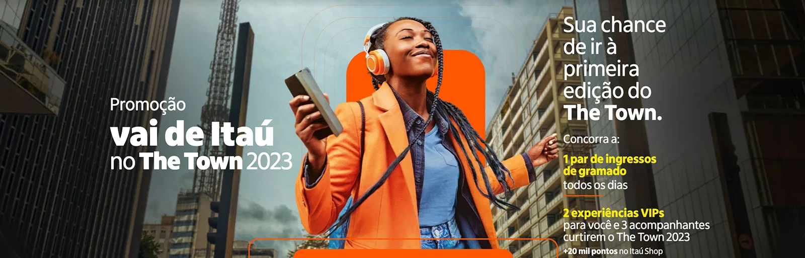 Promoção Vai de Itaú 2023 no The Town