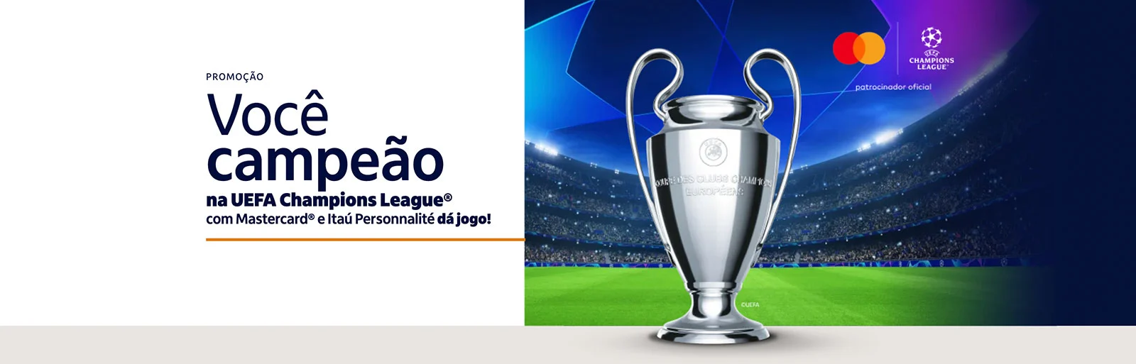 Promoção Itaú Mastercard 2024 Você Campeão UEFA