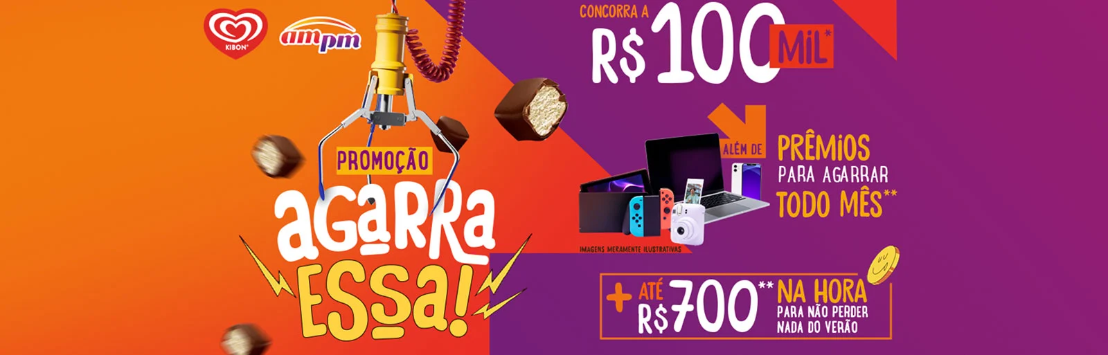 Promoção Kibon 2024 Agarra Essa!