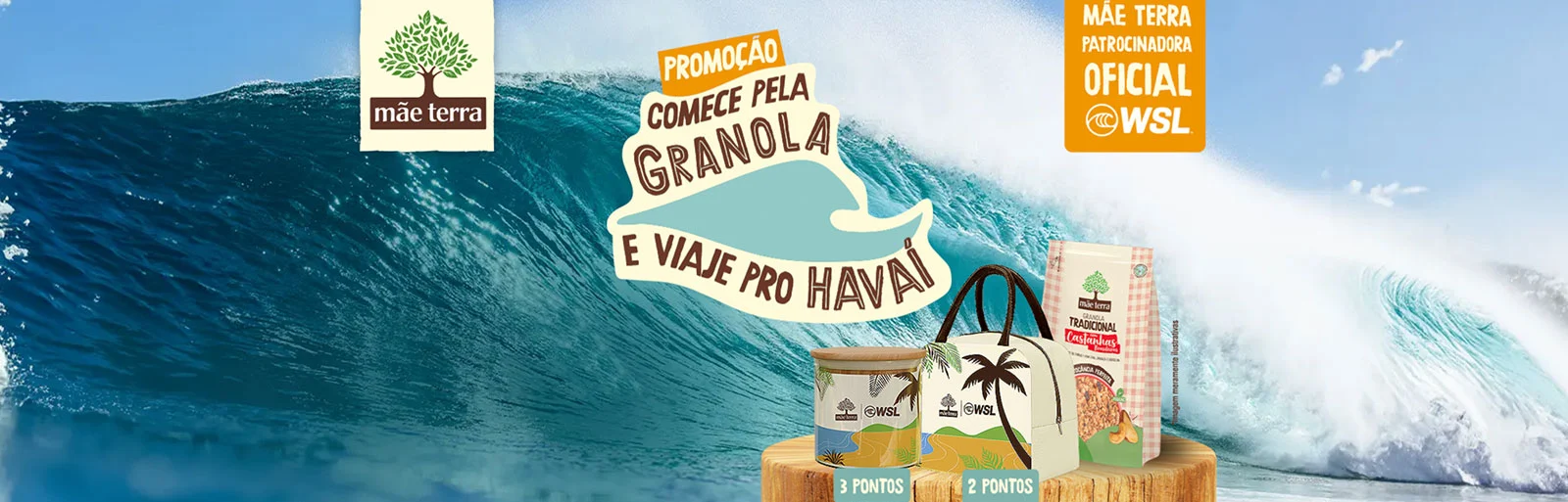 Promoção Mãe Terra 2024 Comece pela Granola e Viaje pro Havaí