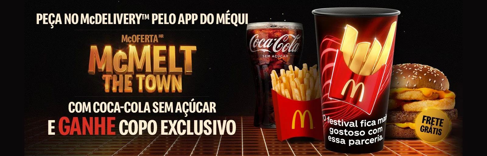 Promoção McDonald's 2023 Ganhe um Copo do The Town