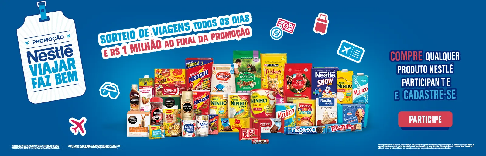 Promoção Nestlé 2024 Viajar Faz Bem