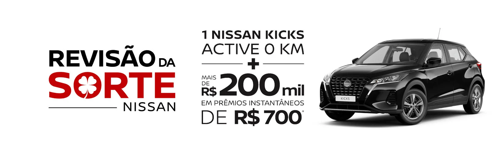 Promoção Nissan 2023 Revisão da Sorte