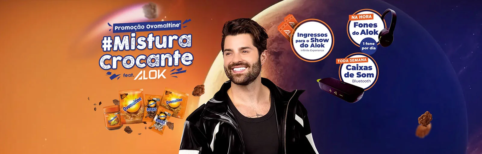 Promoção Ovomaltine 2023 #Mistura Crocante feat Alok