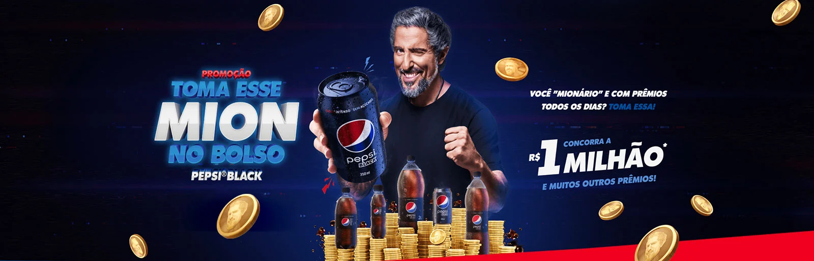 Promoção Pepsi Black 2023 Toma Esse Mion no Bolso